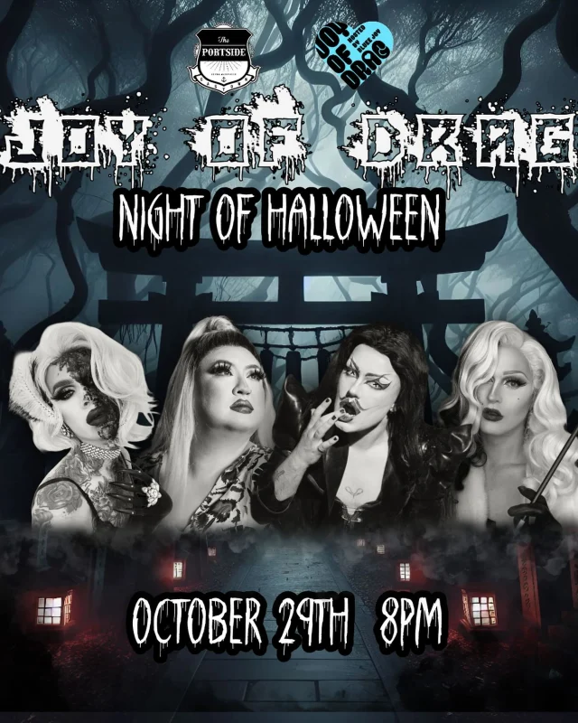 The spookiest, hottest show of the season has already sold out of early bird tickets! 

Get ready for a frightfully fierce evening of wigs, wonder, and wicked performances at Joy of Drag: 
Night of Halloween — the ultimate Halloween drag extravaganza👻 💅🏻 🎃 Wednesday Oct 29th @ 8pm

Hosted by BlueeJoy 🦋 Guest performers Victoria Lush, Son Of A Butch, Hellacious

Get your tickets today through the link in our bio before like a ghost 👻 …they’re gone 😉